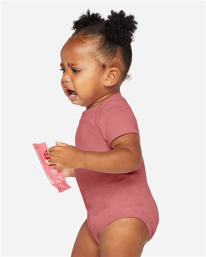 Rabbit Skins Infant Baby Rib Bodysuit 4400 Mauvelous