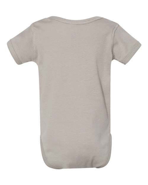 Rabbit Skins Infant Baby Rib Bodysuit 4400 Titanium