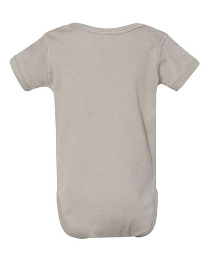 Rabbit Skins Infant Baby Rib Bodysuit 4400 Titanium