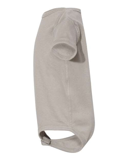 Rabbit Skins Infant Baby Rib Bodysuit 4400 Titanium