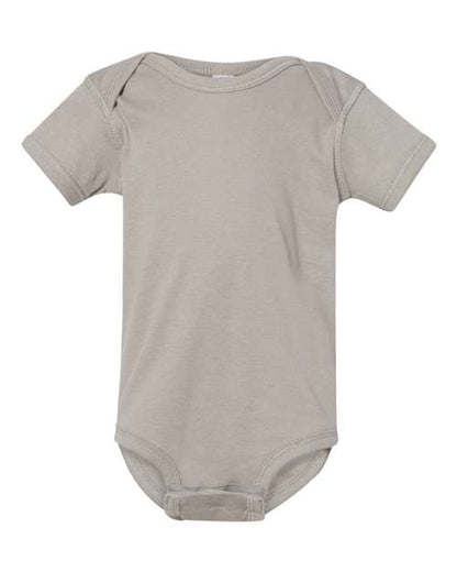 Rabbit Skins Infant Baby Rib Bodysuit 4400 Titanium