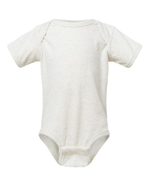 Rabbit Skins Infant Fine Jersey Bodysuit 4424 Natural Heather