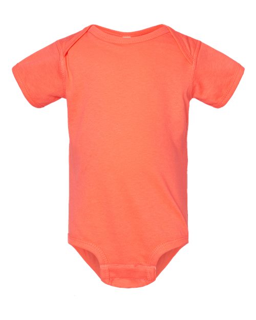 Rabbit Skins Infant Fine Jersey Bodysuit 4424 Papaya