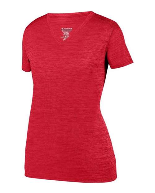 Augusta Sportswear Women's Shadow Tonal Heather Training V-Neck T-Shirt 2902
