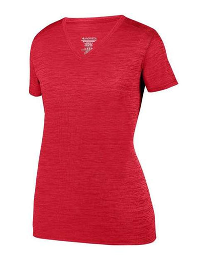 Augusta Sportswear Women's Shadow Tonal Heather Training V-Neck T-Shirt 2902