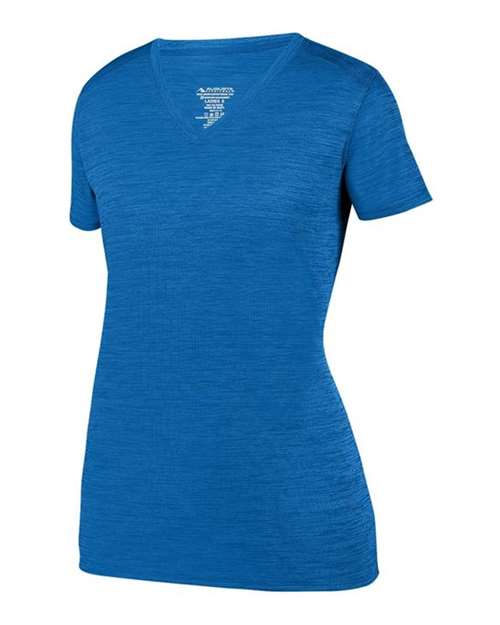 Augusta Sportswear Women's Shadow Tonal Heather Training V-Neck T-Shirt 2902