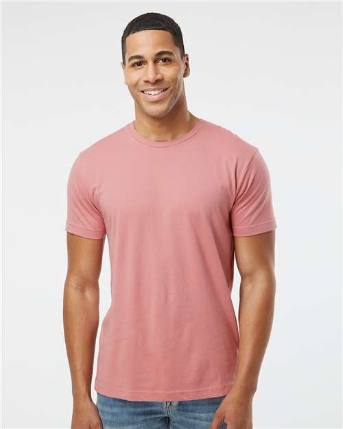 Custom Embroidered  LAT Fine Jersey Tee 6901 Mauvelous