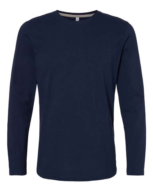 LAT Fine Jersey Long Sleeve Tee 6918 Navy