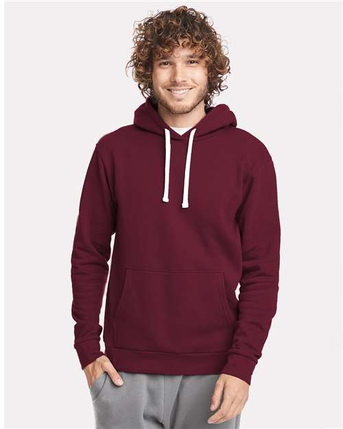 Custom Embroidered  Next Level Santa Barbara Hoodie 9303 Maroon