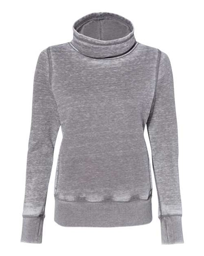 J. America Women’s Zen Fleece Cowl Neck Sweatshirt 8930