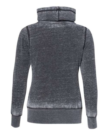 J. America Women’s Zen Fleece Cowl Neck Sweatshirt 8930