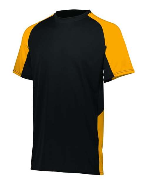 Augusta Sportswear Youth Cutter Jersey 1518 Black/ Gold