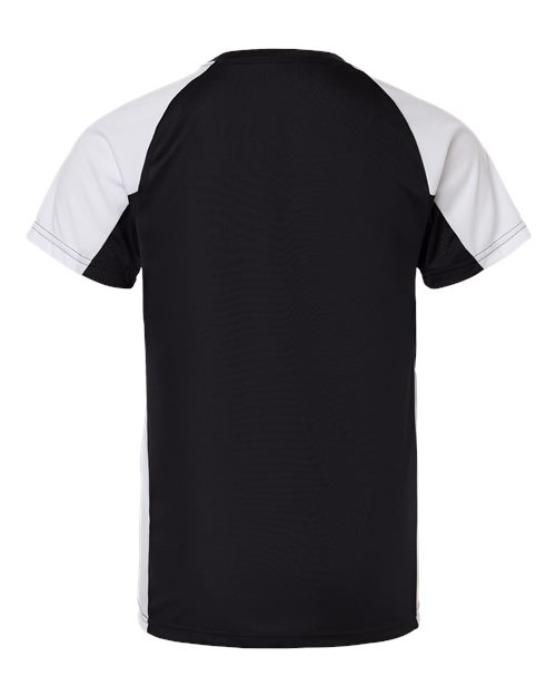 Augusta Sportswear Youth Cutter Jersey 1518 Black/ White
