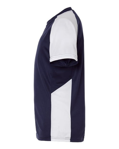 Augusta Sportswear Youth Cutter Jersey 1518 Navy/ White