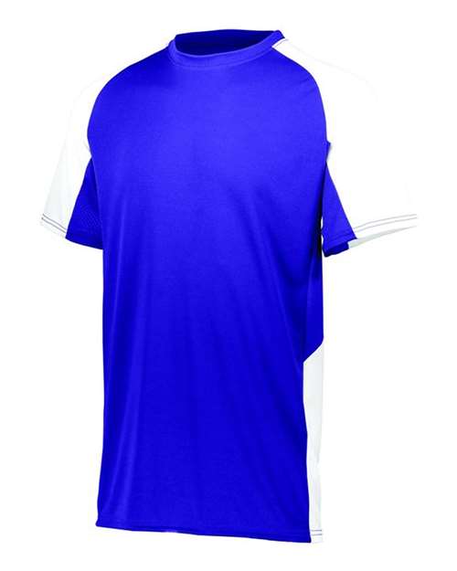 Augusta Sportswear Youth Cutter Jersey 1518 Purple/ White