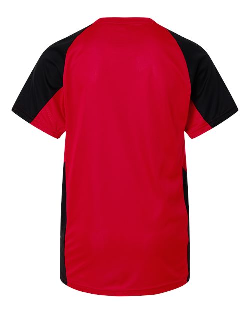 Augusta Sportswear Youth Cutter Jersey 1518 Red/ Black