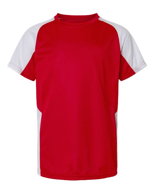Augusta Sportswear Youth Cutter Jersey 1518 Red/ White