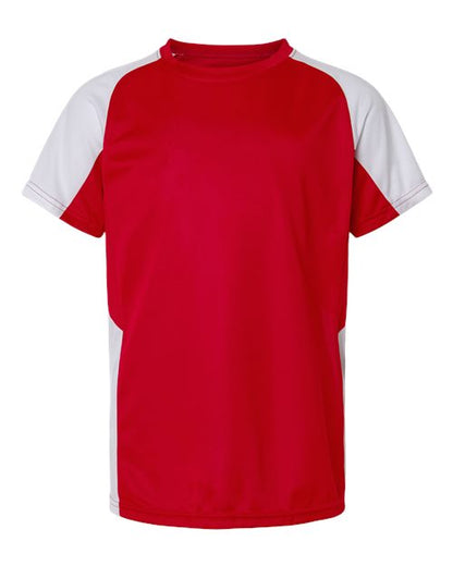Augusta Sportswear Youth Cutter Jersey 1518 Red/ White
