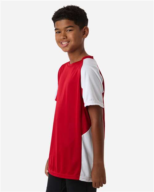 Augusta Sportswear Youth Cutter Jersey 1518 Red/ White