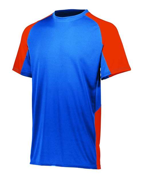 Augusta Sportswear Youth Cutter Jersey 1518 Royal/ Orange