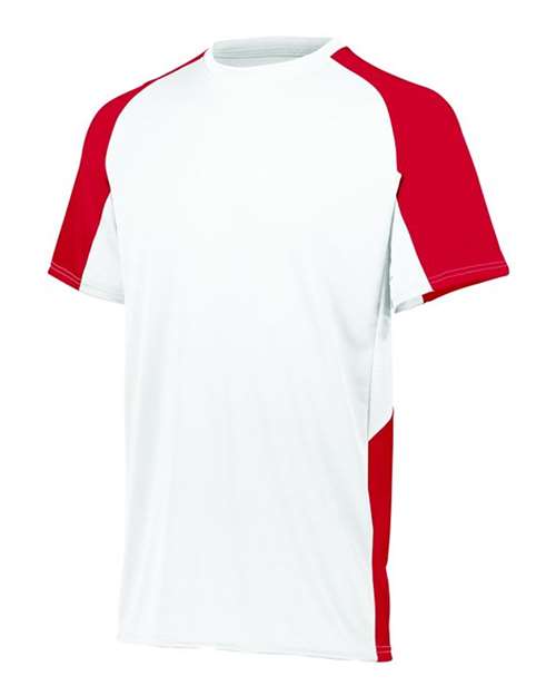 Augusta Sportswear Youth Cutter Jersey 1518 White/ Red