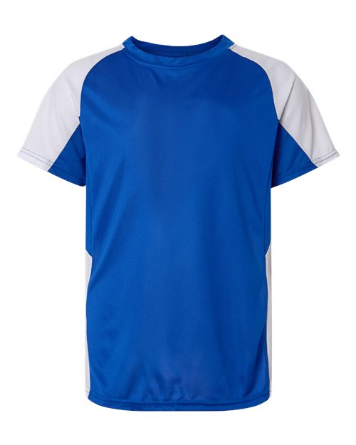 Augusta Sportswear Youth Cutter Jersey 1518 Royal/ White