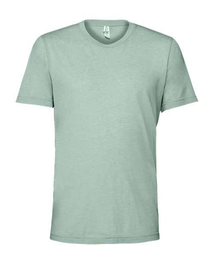 BELLA + CANVAS Triblend Tee 3413 Denim Triblend Custom Embroidered Business Logo