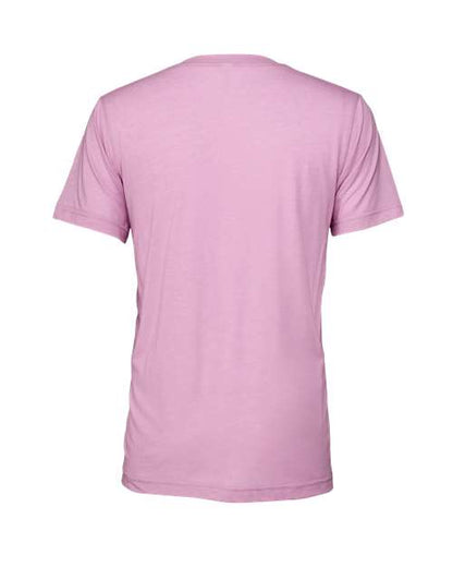 BELLA + CANVAS Triblend Tee 3413 Lilac Triblend Custom Embroidered Business Logo