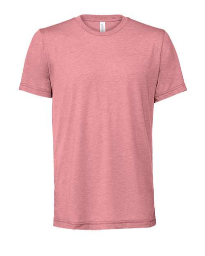 BELLA + CANVAS Triblend Tee 3413 Orchid Triblend Custom Embroidered Business Logo