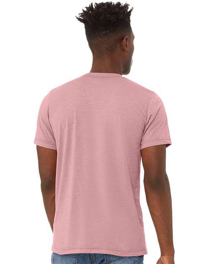 BELLA + CANVAS Triblend Tee 3413 Orchid Triblend Custom Embroidered Business Logo