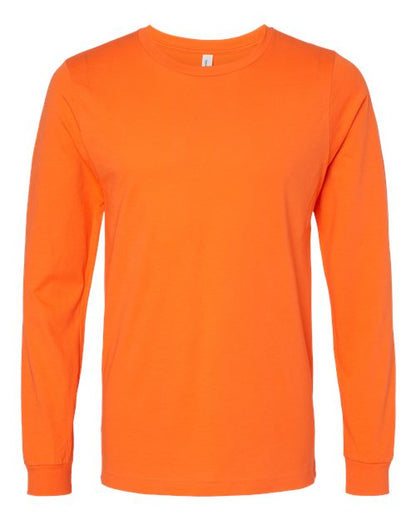 BELLA + CANVAS Eco-Fleece Baller Short Sleeve Hoodie 3501 Orange Custom Embroidered Business Logo