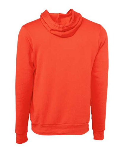 BELLA + CANVAS Sponge Fleece Hoodie 3719 Poppy