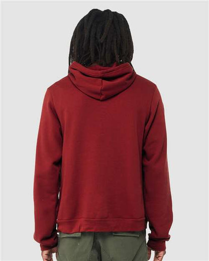 BELLA + CANVAS Sponge Fleece Hoodie 3719 Cardinal Custom Embroidered Business Logo