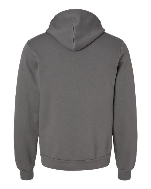 BELLA + CANVAS Sponge Fleece Hoodie 3719 Asphalt Custom Embroidered Business Logo