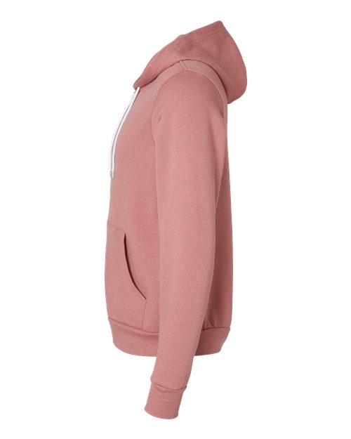 BELLA + CANVAS Sponge Fleece Full-Zip Hoodie 3739 Heather Mauve