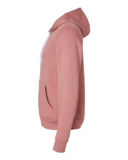 BELLA + CANVAS Sponge Fleece Full-Zip Hoodie 3739 Heather Mauve