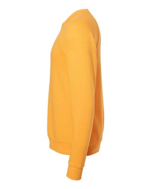 BELLA + CANVAS Sponge Fleece Raglan Crewneck Sweatshirt 3901 Gold