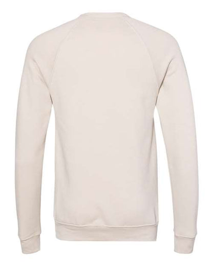 BELLA + CANVAS Sponge Fleece Raglan Crewneck Sweatshirt 3901 Custom Embroidered Business Logo