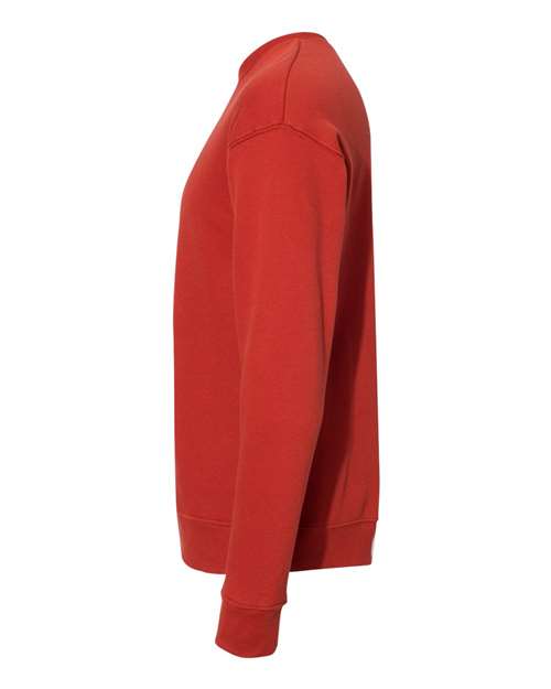BELLA + CANVAS Sponge Fleece Drop Shoulder Crewneck Sweatshirt 3945 Brick