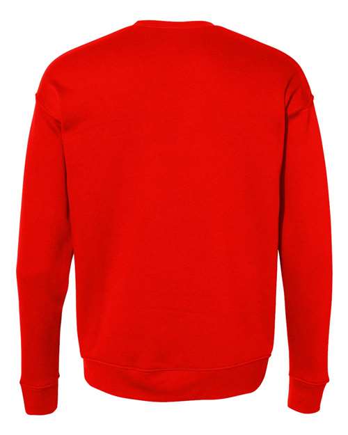BELLA + CANVAS Sponge Fleece Drop Shoulder Crewneck Sweatshirt 3945 Poppy