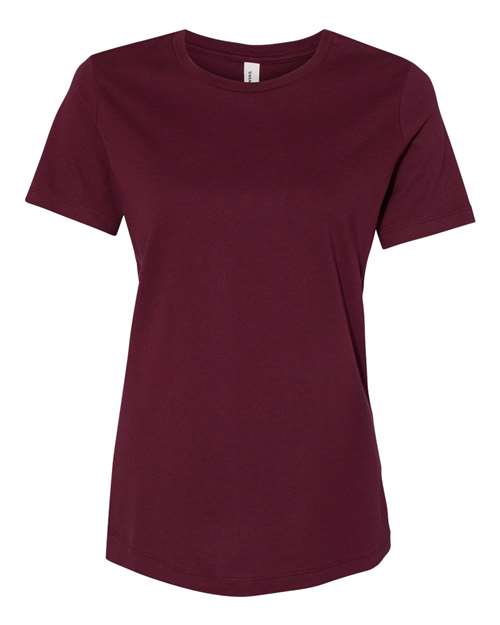 BELLA + CANVAS Women’s Relaxed Jersey Tee 6400 Custom Embroidered Business Logo