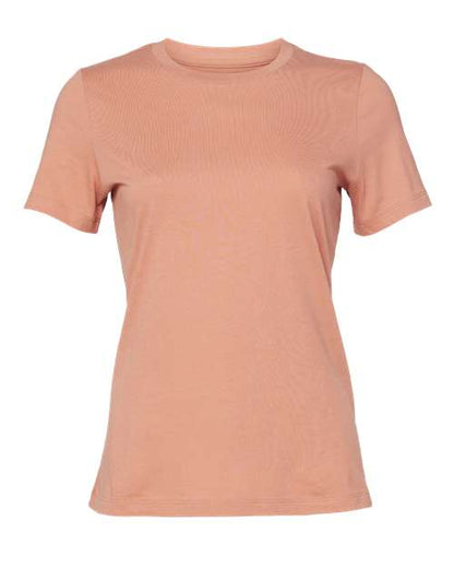 BELLA + CANVAS Women’s Relaxed Jersey Tee 6400 Custom Embroidered Business Logo