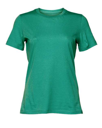 BELLA + CANVAS Women’s Relaxed Jersey Tee 6400 Custom Embroidered Business Logo