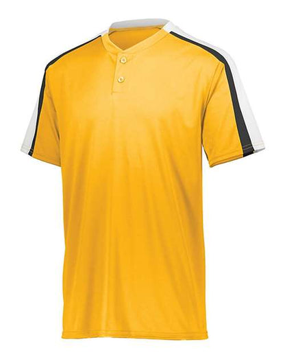 Custom EmbroideredAugusta Sportswear Men's Power Plus Jersey 2.0 7229 Gold/ White/ Black