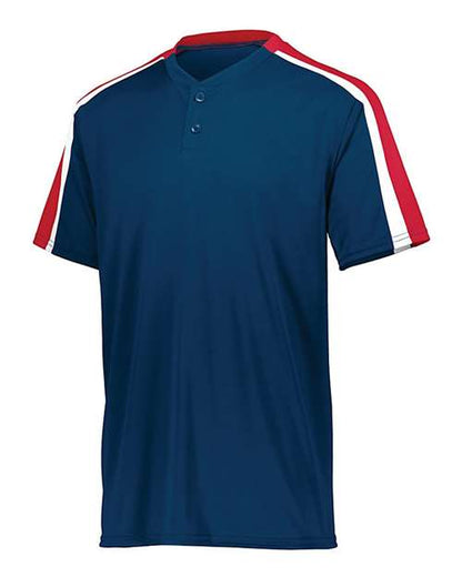 Custom EmbroideredAugusta Sportswear Men's Power Plus Jersey 2.0 7229 Navy/ Red/ White