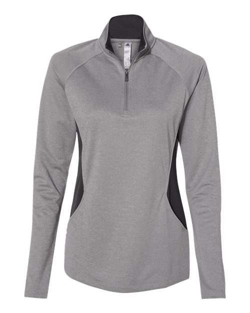 Adidas Women's Lightweight Quarter-Zip Pullover A281 Custom Embroidered Business Logo