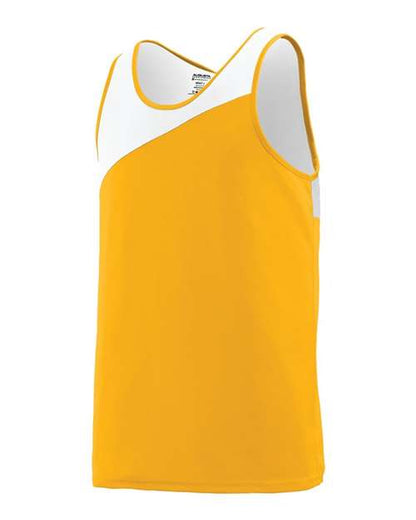 Custom EmbroideredAugusta Sportswear Men's Accelerate Jersey 5069 Gold/ White