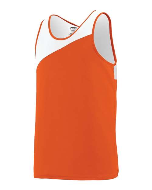 Custom EmbroideredAugusta Sportswear Men's Accelerate Jersey 5069 Orange/ White