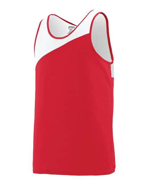Custom EmbroideredAugusta Sportswear Men's Accelerate Jersey 5069 Red/ White