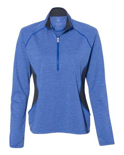 Adidas Women's Lightweight Quarter-Zip Pullover A281 Custom Embroidered Business Logo